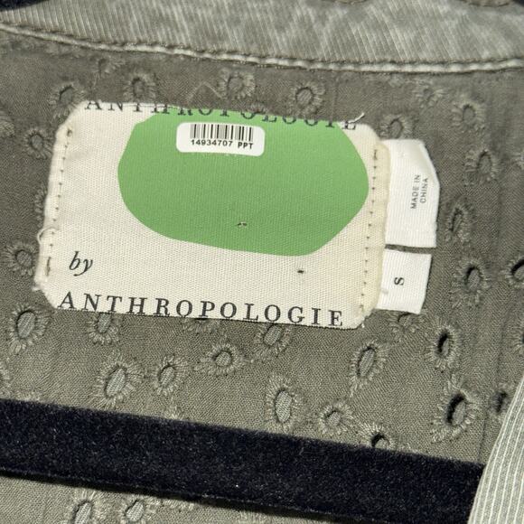 Anthropologie Women’s Green Military Field Jacket Worn On TV The Society Size S - Picture 5 of 6
